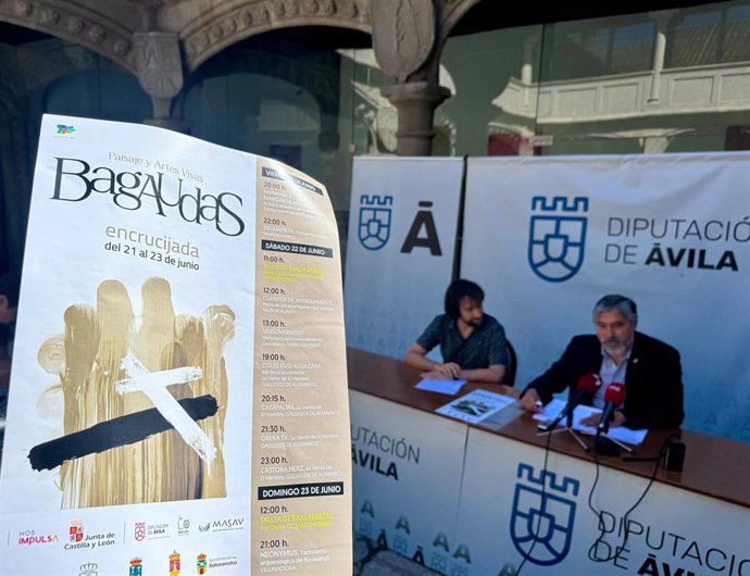 Presentación del festival Bagaudas de Ávila.