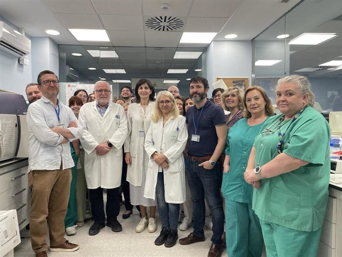 Miembros de la Unidad de Inmunología del Hospital Universitario Reina Sofía de Córdoba.