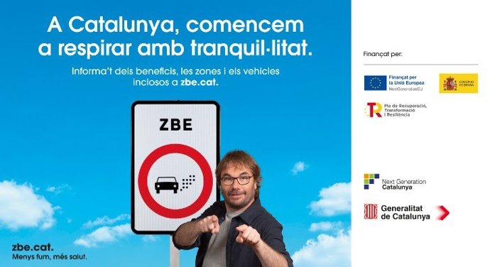 Campaña de la Generalitat sobre las Zonas de Bajas Emisiones (ZBE)