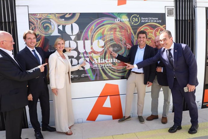 El TRAM d'Alacant ofrecerá servicio ininterrumpido por Fogueres del 20 al 25 de junio