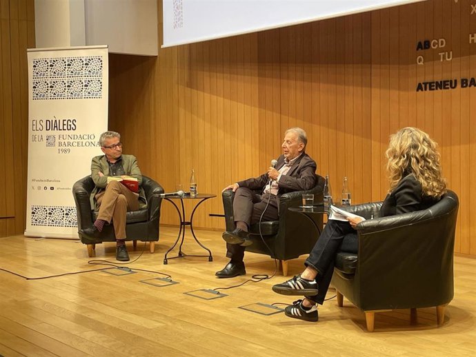 El Secretario de Estado de Cultura, Jordi Martí Grau este viernes en la conferencia 'La capitalidad cultural de Barcelona' en el Ateneu Barcelonès.
