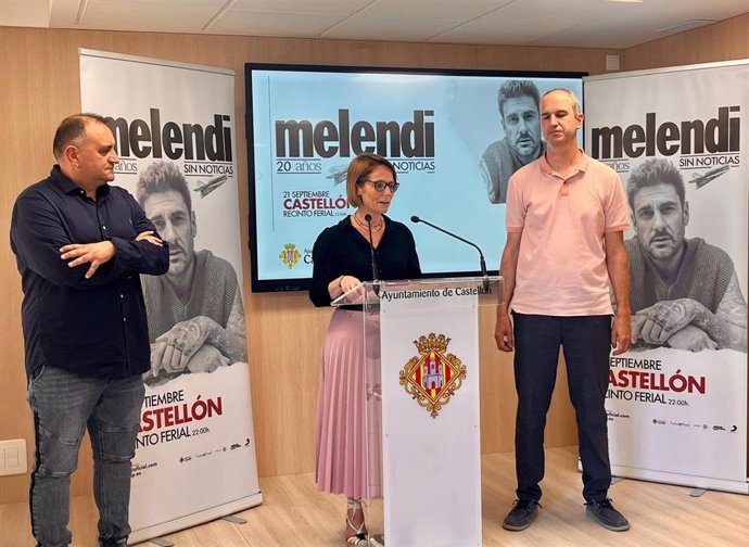 Presentación del concierto de Melendi