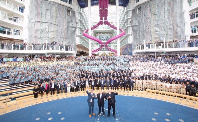 Utopia of the Seas se une oficialmente a la flota de Royal Caribbean