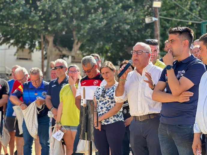 Estrella durante la apertura del Congreso de Toro con Cuerda