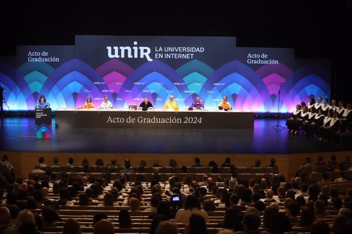 Acto de graduación de UNIR en Logroño