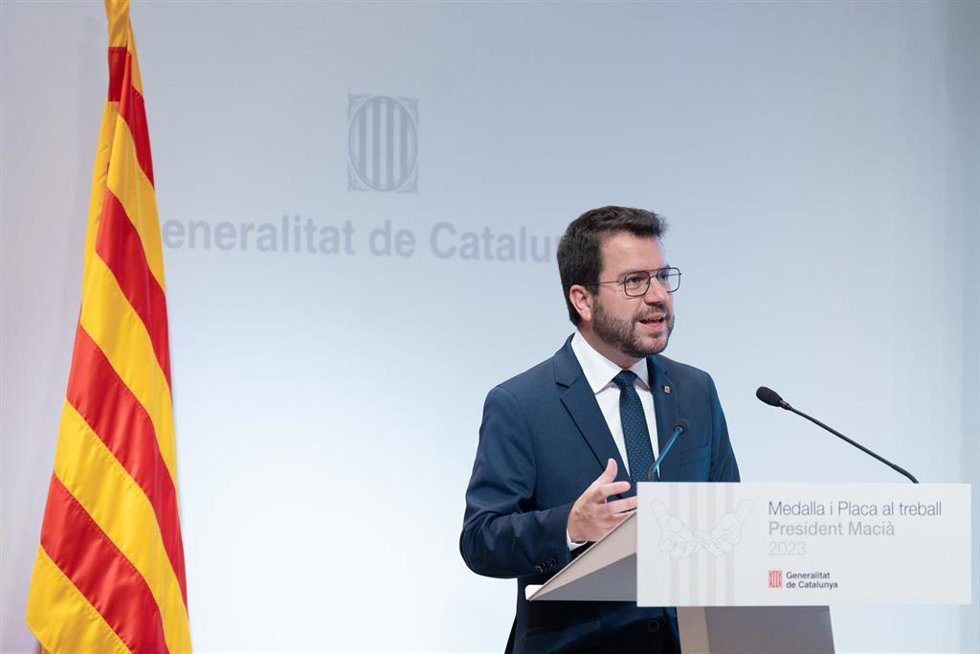 El presidente de la Generalitat, Pere Aragons.