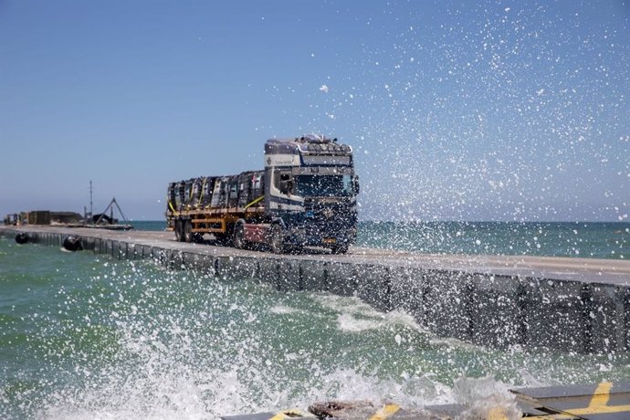 Muele temporal de EEUU para la entrega de ayuda humanitaria en la Franja de Gaza.