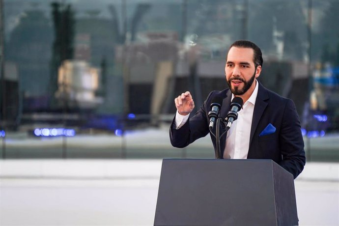 Archivo - El presidente de El Salvador, Nayib Bukele