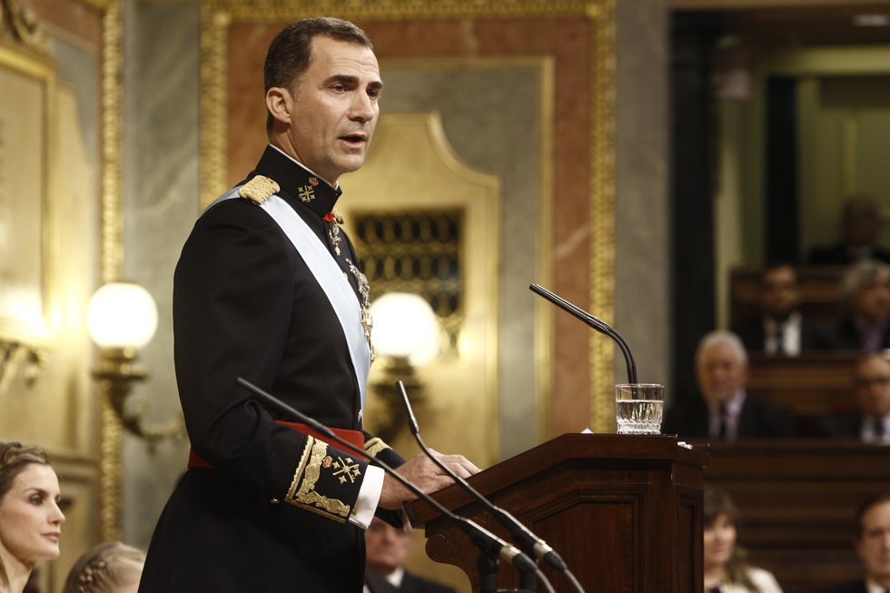 Proclamación de Felipe VI en el Congreso