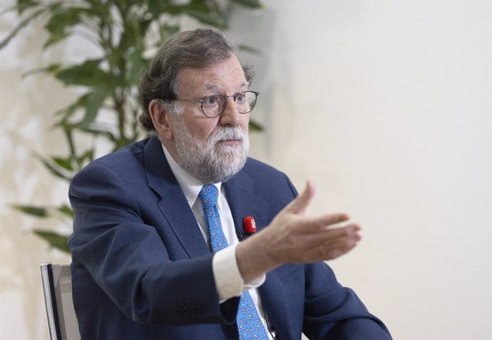 El expresidente del Gobierno Mariano Rajoy concede una entrevista a Europa Press coincidiendo con el décimo aniversario de la abdicación de Juan Carlos I y la coronación de Felipe VI.