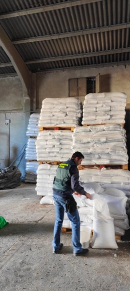 Agente de la Guardia Civil en una operación en Córdoba con seis investigados por la comercialización y siembra fraudulenta de semilla