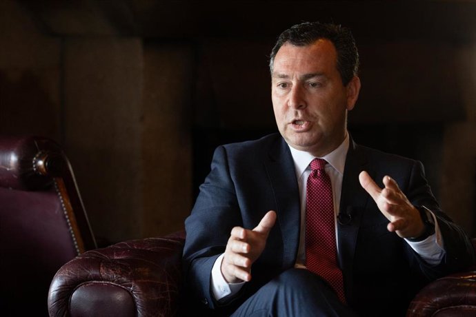 El presidente de Salvamento Marítimo, Gustavo Santana.