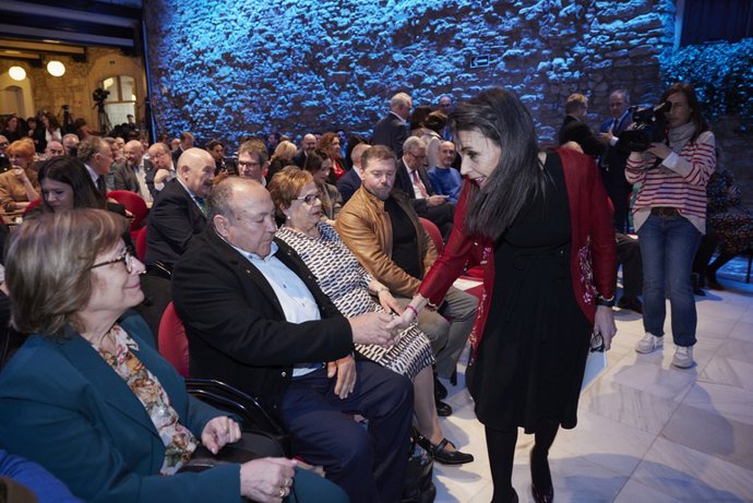 Archivo - La consejera Nerea Melgosa en una entrega Cuadernos de Memoria y Reconocimiento a Víctimas del Terrorismo