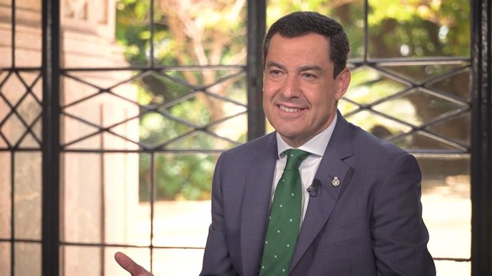 Juanma Moreno, presidente de la Junta de Andalucía.