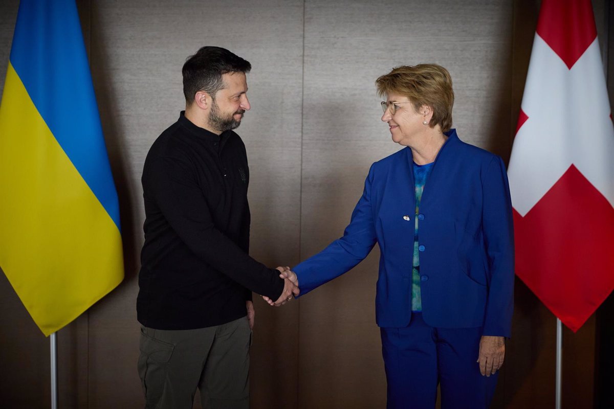 Zelensky and the president of Switzerland inaugurate the Peace Summit on Ukraine to “make history”