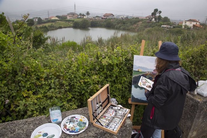 Archivo - Concurso de pintura rápida al aire libre de Camargo