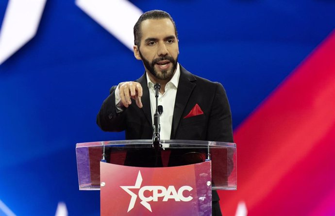 Archivo - Imagen de archivo: el presidente de El Salvador, Nayib Bukele