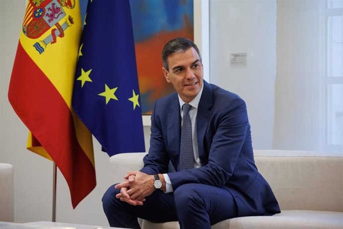 Archivo - El presidente del Gobierno, Pedro Sánchez, en el Complejo de la Moncloa