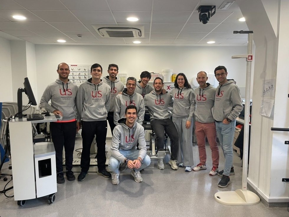 Grupo de investigación 'Análisis Biológico y Funcional del Ejercicio Físico' de la Universidad de Sevilla (US), que ha diseñado la aplicación móvil.