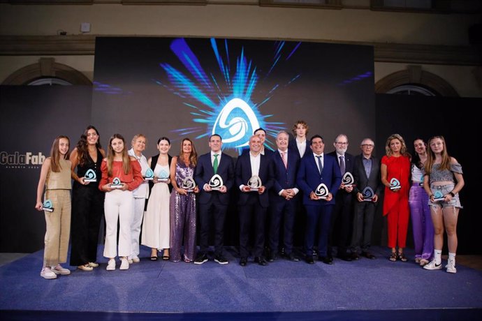 Galardonados en la Gala FAB Andalucía celebrada en la Diputación de Almería.