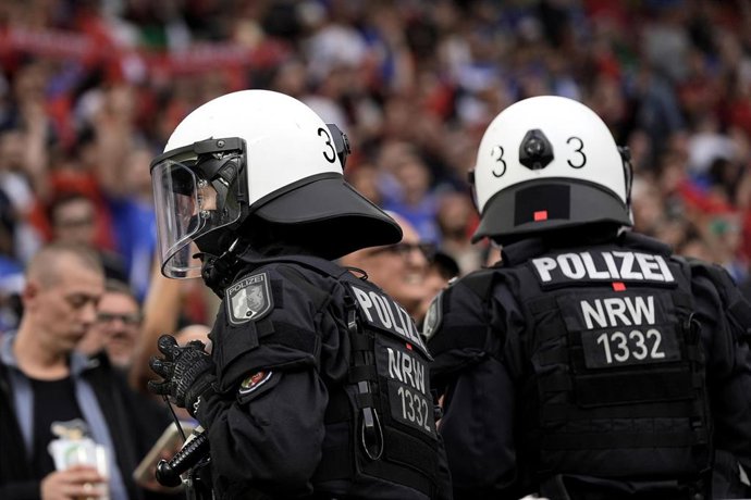 Imagen de archivo de la Policía de Alemania durante la Eurocopa 2024 