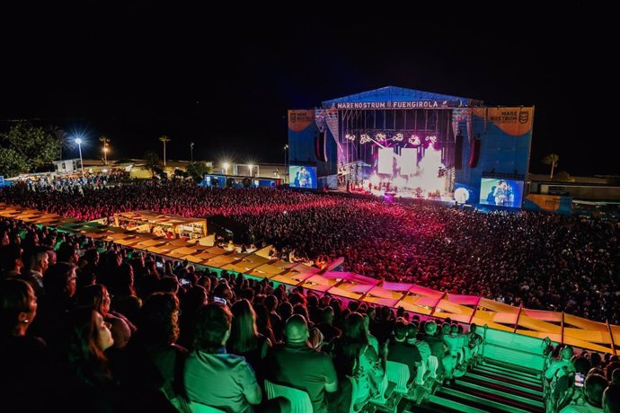 Concierto del cantante Manolo García en el Marenostrum Fuengirola.