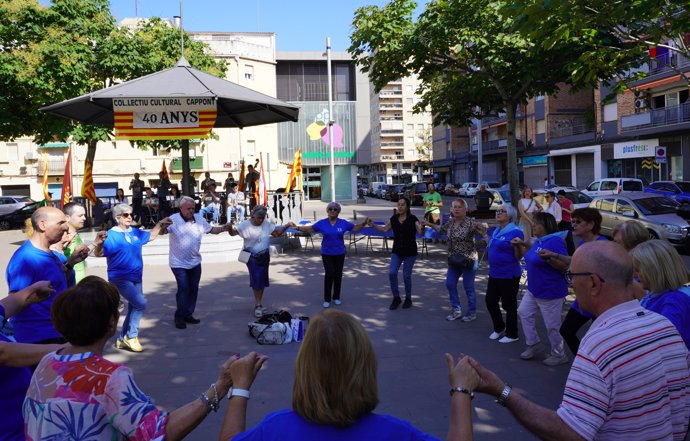 Celebració del Dia Universal de la sardanada a Lleida