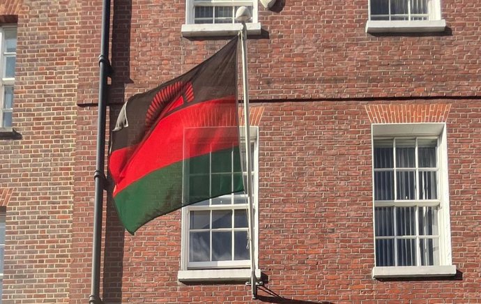 Bandera de Malaui en Londres