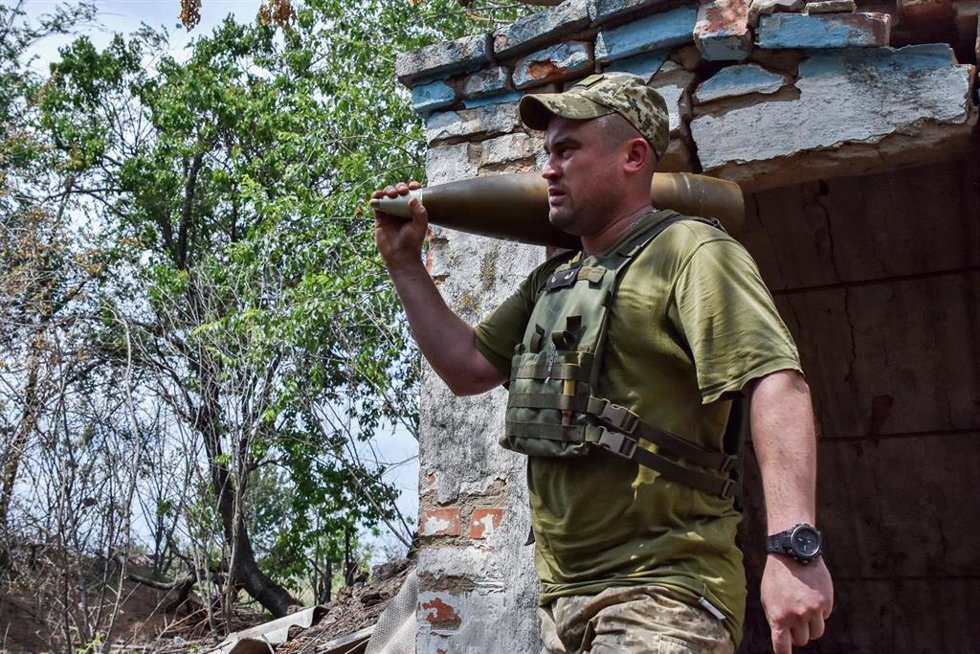 Un soldado ucraniano en el frente de Zaporiyia (archivo).