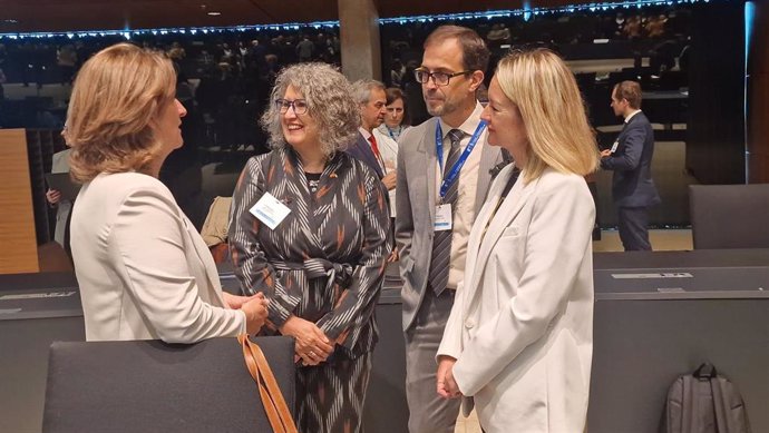 Mercedes Gómez en la segunda reunión del Consejo de Ministros de Medio Ambiente de la Unión Europea de 2024.