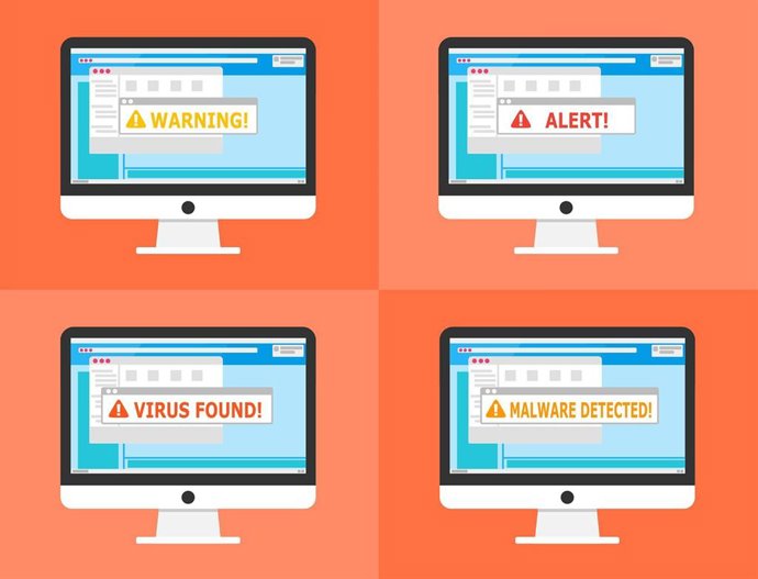 Archivo - Malware en un ordenador.