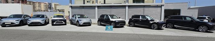 Vehículos recuperados en el puerto de Algeciras (Cádiz) cuando iban a ser trasladados a Marruecos por ferry