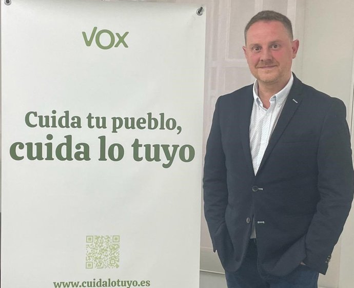 Archivo - El portavoz adjunto de Vox en el Consell de Mallorca, David Gil.