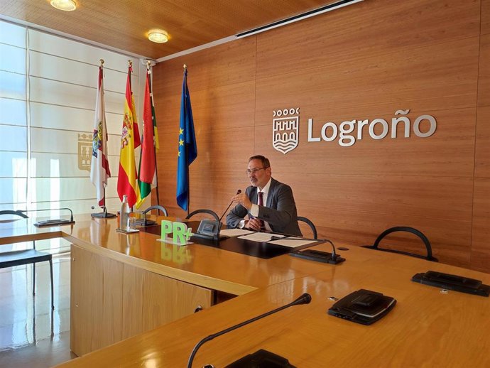 Rubén Antoñanzas, en la rueda de prensa