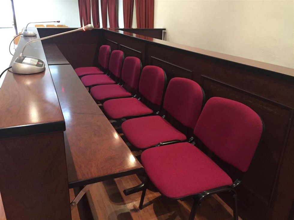 Archivo - Sala de la Audiencia de Algeciras.