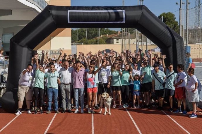 Participantes en la XV edición de la Carrera de las Capacidades en Tomares.