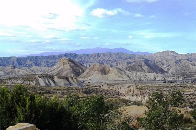 Archivo - Imagen del desierto de Tabernas (Almería).