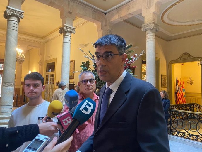 Archivo - El síndico mayor de la Sindicatura de Cuentas de Baleares, Joan Rosselló.