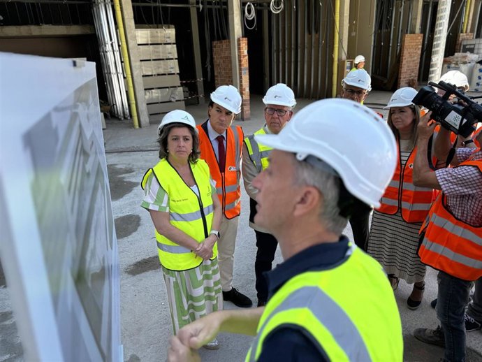 Visita a las obras del Conservatorio Superior de Música.