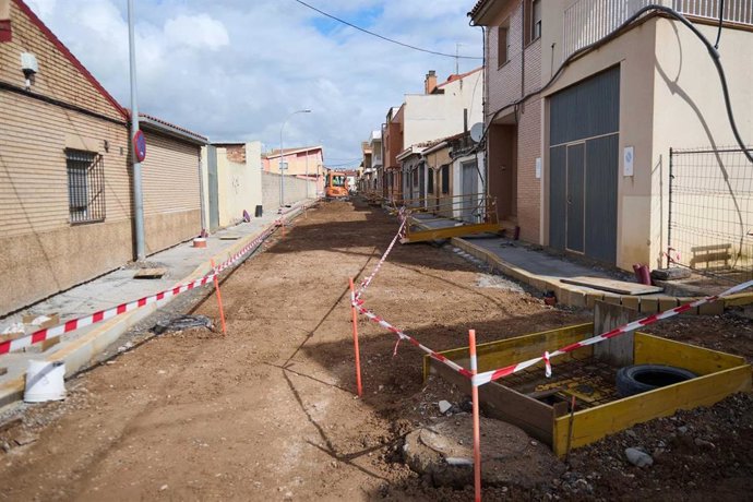 Archivo - Obras del PIL que se están ejecutando en Ribaforada