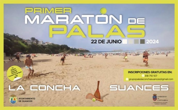 Cartel del Maratón de Palas de Suances