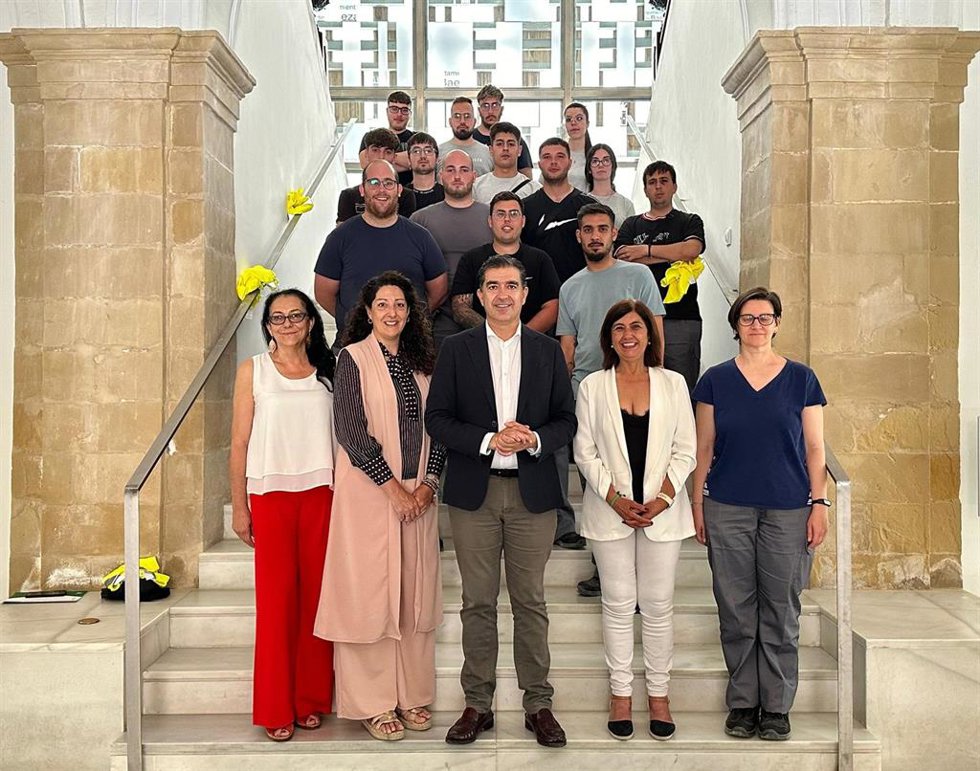 Inauguración de proyectos del programa Empleo y Formación en Baeza.