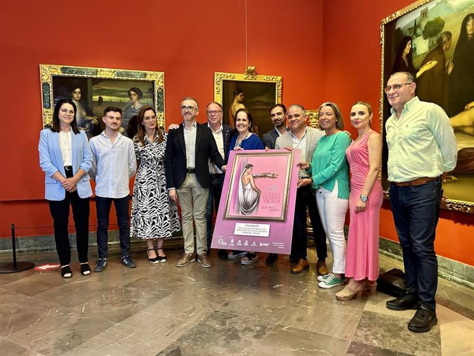 Autoridades en la presentación de Fuente Palmera de Boda, que homenajeará a Julio Romero de Torres en su XVII edición.