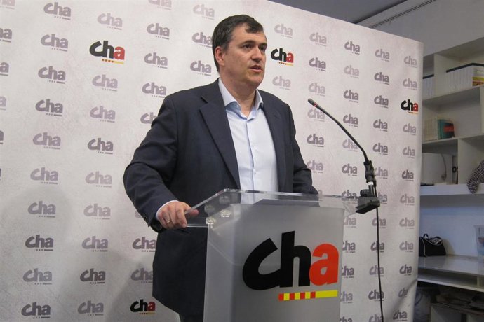 Archivo - El presidente de CHA, Joaquín Palacín.