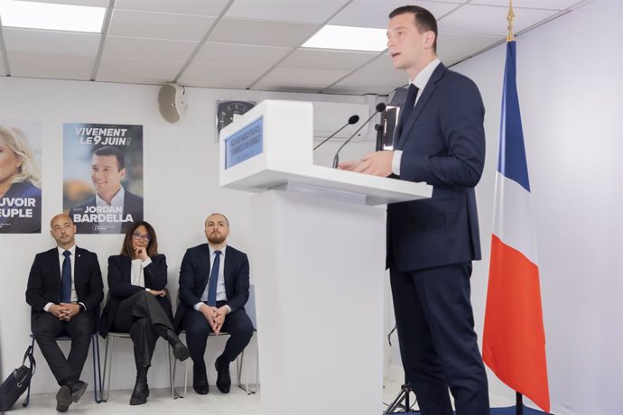 Archivo - May 16, 2024, Paris, France, France: Paris, France May 16, 2024 - Press conference entitled â€against drug trafficking the urgency of a recovery' following the attack on a prison van in the Eure region. 48 hours after the spectacular attack on 