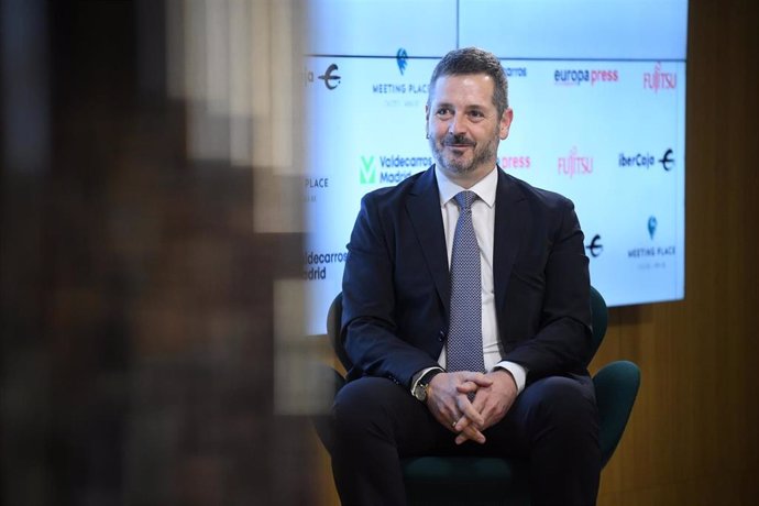 El consejero de Cultura, Turismo y Deporte de la Comunidad de Madrid, Mariano de Paco, durante un desayuno Madrid de Europa Press, en el Auditorio Meeting Place de Castellana, a 18 de junio de 2024, en Madrid (España).