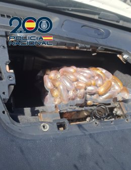 Imagen de la droga intervenida