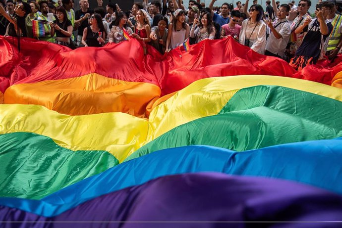 Marcha del orgullo LGTBI en Bangkok, Tailandia