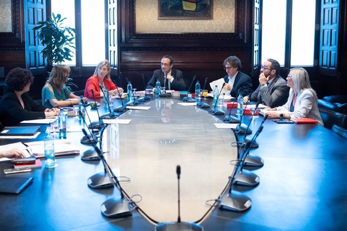 Reunión de la Mesa del Parlament.