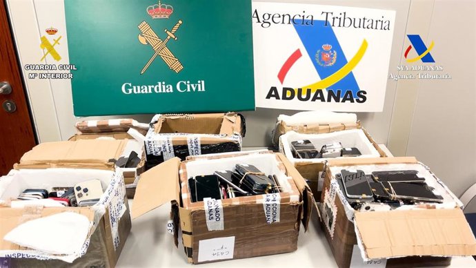 Imagen de los terminales presuntamente robados